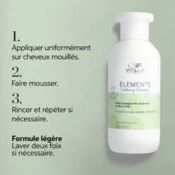 Elements Shampoing Calming Wella 1000ml -Capillaires Produits Magasin 114.122 5 04797.1694011959