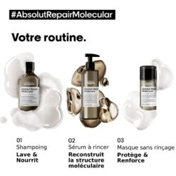 Shampooing Absolut Repair Molecular L'Oréal Professionnel 300 Ml 9 Shampooing Absolut Repair Molecular L'Oréal Professionnel 300 Ml -Capillaires Produits Magasin molecular 1 25564.1694081532.1280.1280 68640.1694081968.1280.1280 73480.1694087331